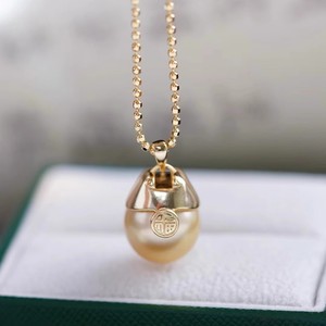 Accesorios 31186DIY, Colgante de Plata S925 con Cuentas de 11-13 mm, Collar con Hebilla Vacía para TOEFL, Colgantes de Perlas 31186DIY - Product Image 3