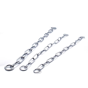 Хромированный металлический ошейник для собак - Product Image 2