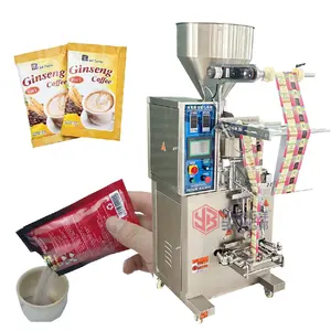 Automatic 3 Sides Seal Coffee Sachet Filling Machine 3 in 1 Coffee Packaging Machine