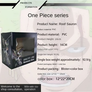 Figurine Anime Roronoa <span class=keywords><strong>Zoro</strong></span> Kimono 29 cm à Trois Épées, Collection <span class=keywords><strong>One</strong></span> <span class=keywords><strong>Piece</strong></span>, Modèle de Statue, Jouet Décoratif, Vente Chaude - Product Image 4