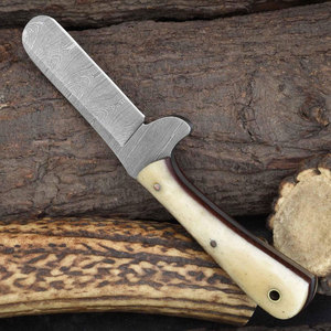 Cuchillo Quirúrgico Veterinario de Acero de Damasco de Alta Calidad para Castración de Toros, para el Cuidado y Manejo de Animales de Granja - Product Image 4