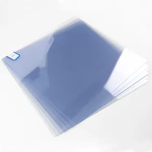Feuille de plastique PVC transparente 150 microns à 8000 microns, 4x8 3x6 pieds, rigide et Transparent pour impression