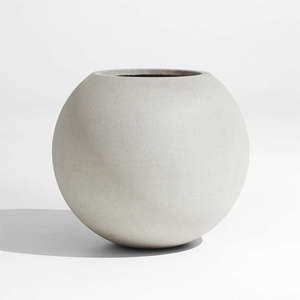 Pot de fleur en <span class=keywords><strong>céramique</strong></span> de ciment de planteur <span class=keywords><strong>extérieur</strong></span> d'intérieur de forme de boule unique pour le <span class=keywords><strong>cactus</strong></span> succulent - Product Image 2