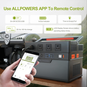 Trạm Phát Điện Năng Lượng Mặt Trời Di Động 1500W Tất Cả Trong Một Cho Cắm Trại Ngoài Trời Các Sản Phẩm Sáng Tạo Mới Nhất - Product Image 6