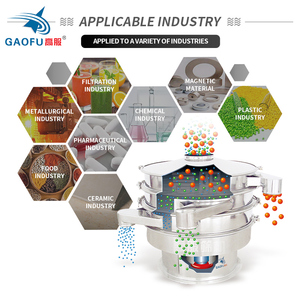 Quay rung màn hình Coco sợi sieving Vibrator separator gyratory sifter bột sàng lọc Thông tư rung sàng máy - Product Image 2