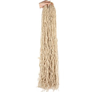 Extensions de cheveux Nu Soft Locs pré-bouclées en fibre haute température, tresses au crochet longues de 18, 24 et 36 pouces, vente en gros pour femmes noires - Product Image 4