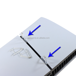 Soporte Horizontal Transparente Triangular para Consola PS5 Slim, Base Antideslizante para Escritorio - Product Image 4