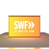 Comptoir d'exposition en aluminium à montage rapide avec écran LED, sans outil, pour salon professionnel