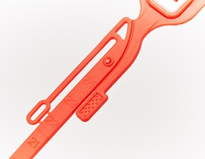 Sceau de sécurité en plastique ERPS400T avec porte-étiquette, déchirement rapide sans outil, scellés de sécurité en plastique - Product Image 5