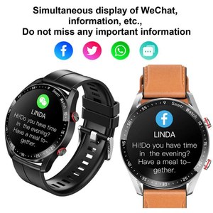 Smartwatch-Armband Rund Wasserdicht Herzfrequenz Blutdruck EKG+PPG Fitness Sportuhr Smartwatch für Damen und Herren - Product Image 5