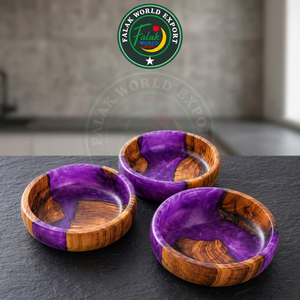 Frutero de Madera y Resina Epoxi de Último Diseño, Tazón Creativo para Ensaladas, Tazón Decorativo de Madera y Resina, Platos, Vajilla - Product Image 3