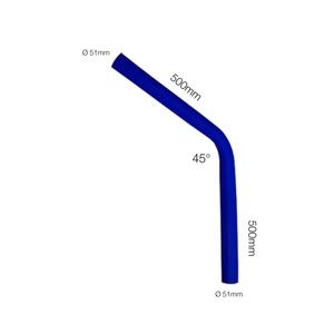 Simoni Racing Curva Blu 4519BL Monitor Larghezza 51mm Lunghezza 500mm - Product Image 1