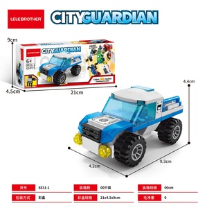 Robot déformé Lele Brother 6 1 503 pièces jouet de Construction blocs de construction ville voiture briques <span class=keywords><strong>Ambulance</strong></span> modèle cadeau éducatif pour - Product Image 3