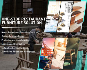 Set di mobili ristorante Hotel personalizzati di lusso altri mobili ristorante tavolo tavolo da pranzo e sedia Set - Product Image 4