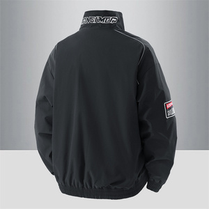 <span class=keywords><strong>Giacca</strong></span> da Uomo Personalizzata in <span class=keywords><strong>Pelle</strong></span> PU Vintage Stile Biker Classico <span class=keywords><strong>con</strong></span> Cerniera e Tasche - Product Image 3