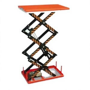 Plataforma Elevadora Hidráulica Estacionaria Tipo Tijera SAGA FIRST con Capacidad de 4000 kg, Certificación CE, Mesa de 1300x820 mm, Elevación de 150/120 mm - Product Image 4