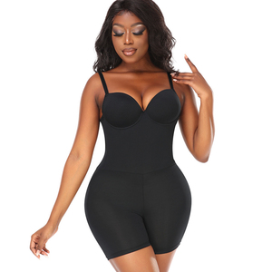 Nuevo mono sin espalda Traceless, contracción <span class=keywords><strong>Abdominal</strong></span>, acolchado ajustable, mejora las nalgas, mono moldeador sin costuras - Product Image 3