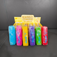 Jouet à presser en forme de fromage géant multicolore à remontée lente, anti-stress pour le bureau, cadeau fidget, boîte surprise