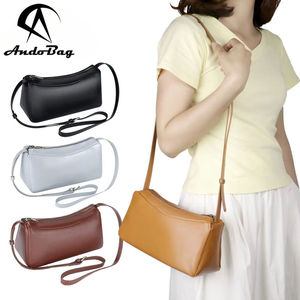 AndoBag - Bolsos Cruzados de Hombro Modernos para Mujer, de Cuero Genuino, Estilo Simple, Tipo Almohada, Gran Capacidad, Bolso de Mano 3205 - Product Image 1
