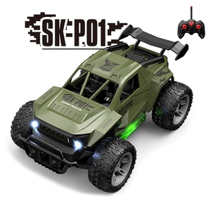 Voiture télécommandée électrique 40 MHz à l'échelle 1:16 avec lumières, 4 canaux, tout-terrain, camion de sauvetage RC, pick-up, voiture de course, véhicule, disponible en plusieurs couleurs - Product Image 4