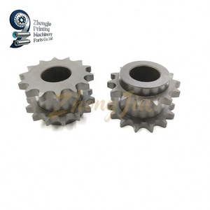 Pignon de chaîne de levage de papier C5.017.131 14 dents, double rangée, pour levage et abaissement, pièces de machines d'impression Heidelberg - Product Image 4