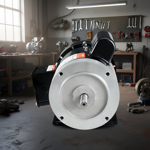 Motor eléctrico monofásico de 1Hp, 3450 rpm, 115V, base de montaje tipo 56C para compresor de aire, eje con llave, rotación CW/CCW - Product Image 2