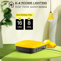Kit de Energía Solar para el Hogar con Panel Solar de 8W/6V y Batería de 12000mAh al Mejor Precio