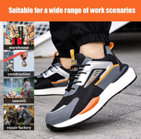Chaussures de sécurité légères pour hommes avec embout en acier, vente directe OEM de la marque GUYISA