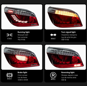Nuevo Conjunto de Luces Traseras DRL de Repuesto OE MR-BM-03-10-523I-530I-LC, Actualización para E60, 36W, 12V, 6000K, 6000 lm - Product Image 4