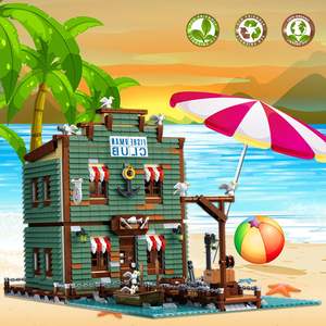 Kit de construction Fisherman s <span class=keywords><strong>Club</strong></span> de 3265 pièces pour les amateurs de jeux interactifs et de décoration côtière, idéal pour les amateurs de modèles détaillés - Product Image 5