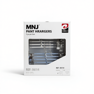 Mnj Pant Hangers With Clips 5 Pcs Per Box For Pants And Skirts - Product Image 3