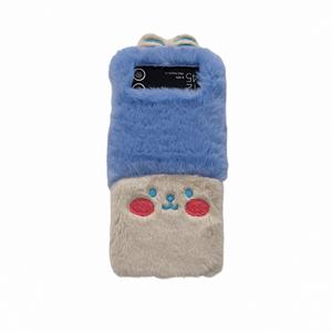 Coque de téléphone à rabat mignon en peluche pour samsung Z Flip 7 6 5 4 3, adorable personnage-Couvertures arrière antichoc pour filles - Product Image 1