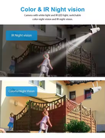 Kamera Wifi Nirkabel Plastik Bullet Outdoor Murah Grosir Pabrik H.265 3mp Tahan Air Mendukung Kartu SD 128G Mode AP