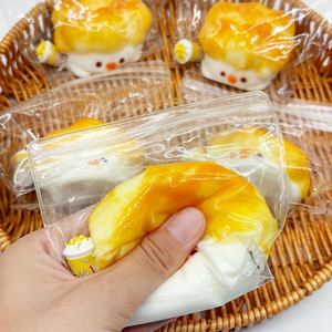 Wholesale Mini Taba Mochi Toys Unisex Simulation Food Sensory Croissant <b>Squishies</b> for Anxiety Stress Relief - Product Image 2
