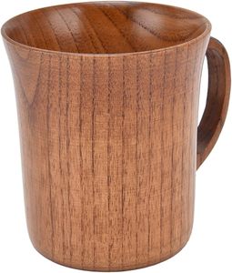 Taza de cerámica ecológica con acabado liso de alta calidad, taza de madera Natural para bebidas calientes y frías, duradera para uso en el hogar y la Oficina - Product Image 6
