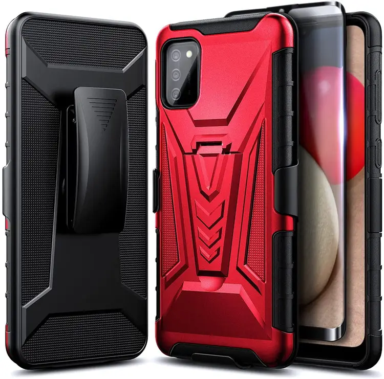 Popular Phone Case with belt clip for MOTO One 5G ACE Hard TPU+PC+Magnet Shockproof Phone Cover for Samsung Galaxy A23 A53 5G