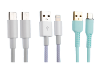Carga rápida USB personalizado a tipo C 30AWG BC FBGA Control IC Cable conductor para juego competitivo