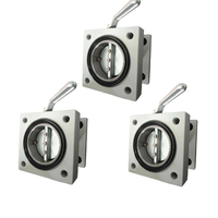 Vanne papillon en aluminium et cuivre pour transformateur immergé dans l'huile, automatisation DN80 DN100 DIN42560 C5, protection contre la corrosion, taille personnalisée