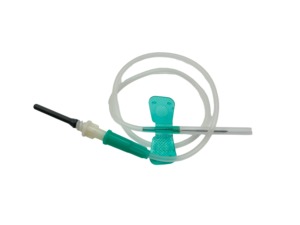 Ago a Farfalla 23G per Prelievo Sanguigno Sicuro, Set per Infusione Endovenosa a Basso Dolore per Flebotomia Medica e Cliniche Veterinarie - Product Image 4