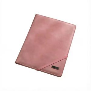 2026 Trending Custom Logo Executive A4 PU Leather Business Document Organizer with <b>Clipboard</b> & Multi-Function Card Slots - Product Image 4