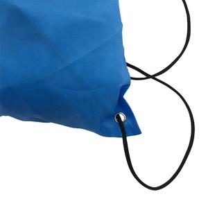 Sacs à cordon en polyester personnalisés imprimés en une couleur pour promotion - Product Image 5