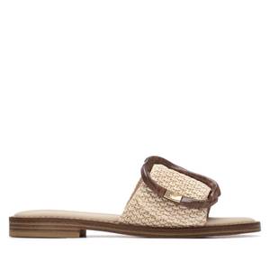 Carmela Women's Low Slipper Beige 2 Cm Heel Size 40 <b>Flat</b> Sandal - Product Image 1