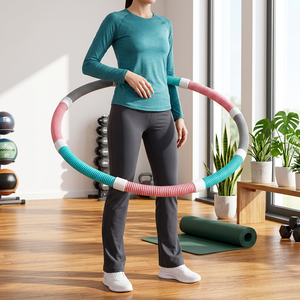 Aro de <span class=keywords><strong>Hula</strong></span> <span class=keywords><strong>Hoop</strong></span> de Espuma Desmontable con Luces, Personalizable de Fábrica, Moldeado por Soplado, Modelo <span class=keywords><strong>2022</strong></span> para Realce de Senos, Hermoso - Product Image 3