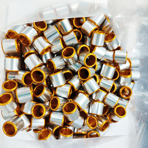 <span class=keywords><strong>2023</strong></span> personnalisé Taiwan indien belgique 9mm aluminium course <span class=keywords><strong>Pigeon</strong></span> anneau Double couleur métal avec nom pour oiseaux fournitures - Product Image 5