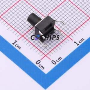 SH-6X6X8H-CJ Tactile Switch DIP-4P,6x6mm Switch Single Pole Single Throw Round Button 2.5N Through Hole - Product Image 2