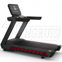 Tapis de course motorisé électrique professionnel de haute qualité pour la maison avec écran tactile LED et moniteur de fréquence cardiaque sans fil pour la musculation - Vente en gros