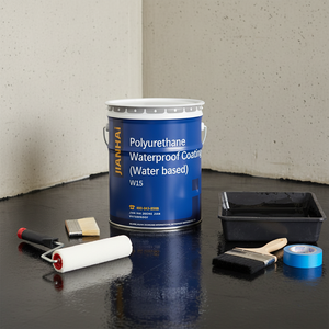 Impermeabilizzante PU a base d'acqua certificato CE per bagno, alta elasticità, sigillante per crepe, inodore, sicuro W-15 - Product Image 1