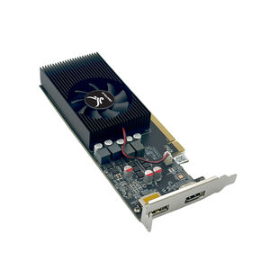 Nouvelle carte graphique pour ordinateur de bureau PCI GDDR5 4 Go, profil bas, petit format, station de travail multi-écrans, ventilateur, carte graphique Radeon profil bas - Product Image 2
