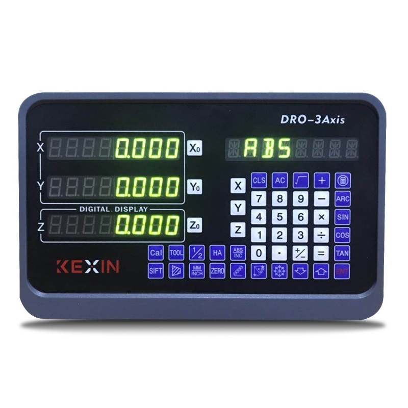 ToAuto Digital Readout Kit (DRO) With 5µm Linear Scale Sensor – 2/3/4/5 Axis For Mill/Lathe