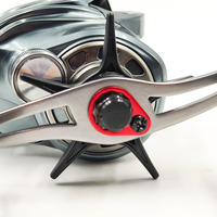Moulinet de pêche à lancer Alpha 11+1 Ceramic BB, frein 8 kg, rapport de transmission 7.3:1, bobine métallique pour la pêche en eau salée et en eau douce